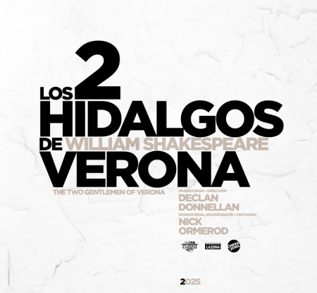 Cartel Los dos Hidalgos de Verona - LAZONA Teatro