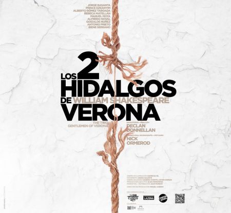 Cartel Los dos Hidalgos de Verona - LAZONA Teatro